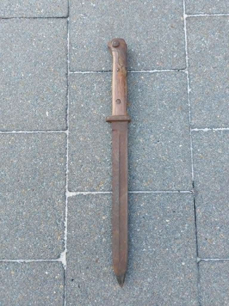 Duitse WO1 bajonet Model 84/98, Ophalen of Verzenden, Landmacht, Duitsland, Mes of Dolk