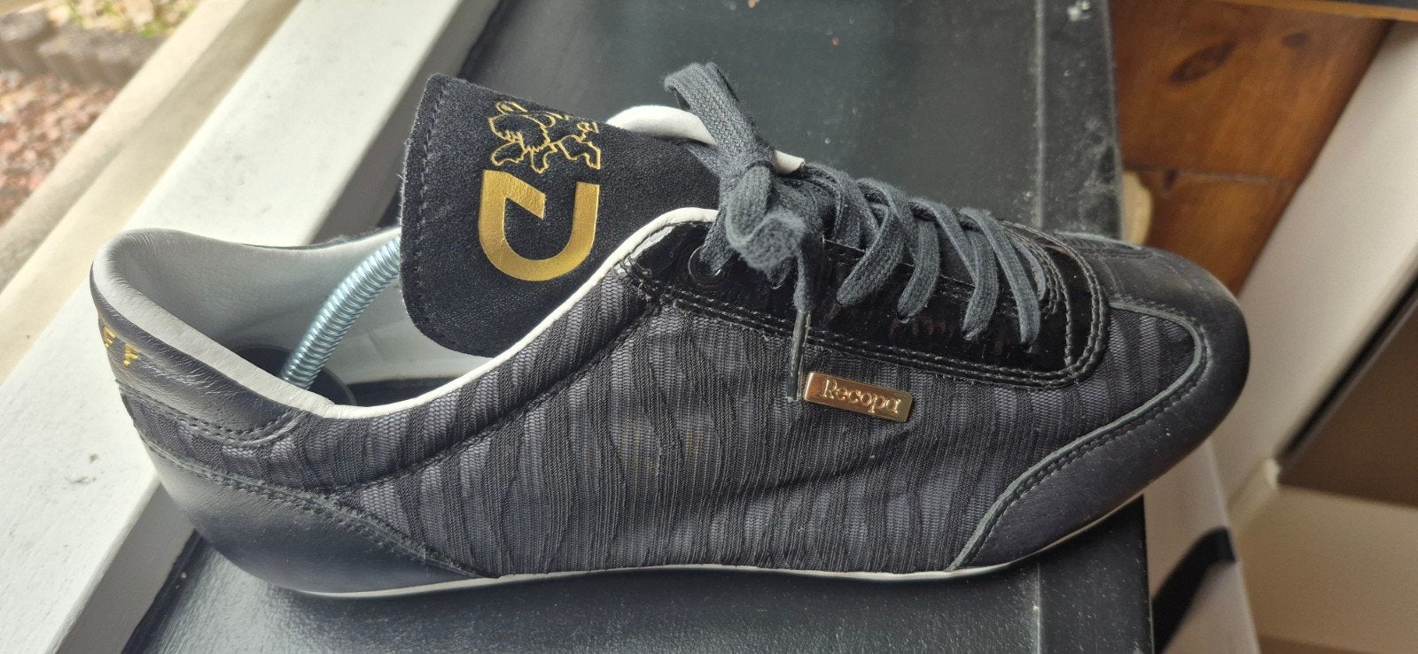 Recopa Johan Cruyff schoenen maat 42 - Zo goed als nieuw, Cruyff, Zwart, Ophalen of Verzenden, Sneakers of Gympen