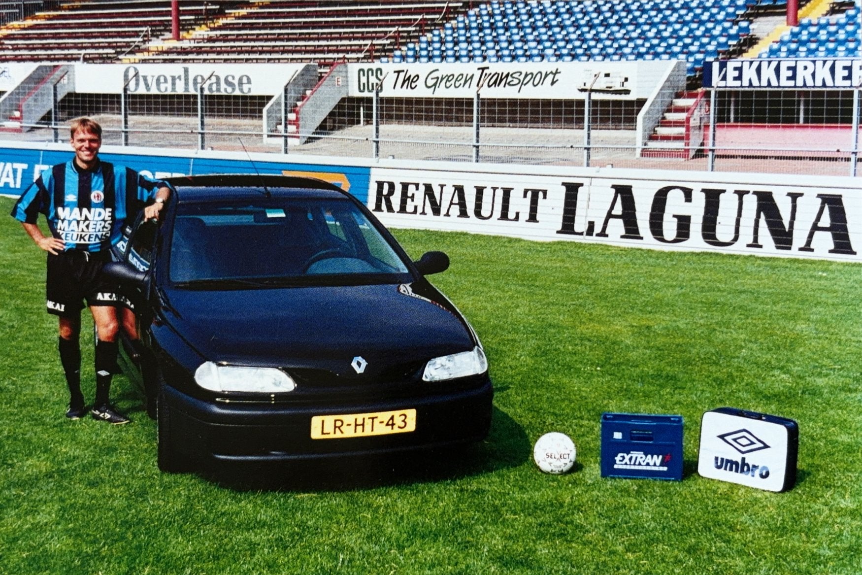 Spelerskaart Henk van Stee - Sparta Rotterdam - 1995/1996, Verzenden, Zo goed als nieuw, Sparta, Spelerskaart