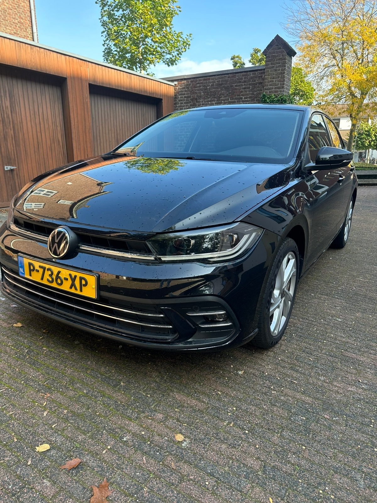 VW Polo Gp Style 1.0 TSI 95pk 2022 Carplay, Camera, Auto's, Voorwielaandrijving, Stof, Zwart, 1072 kg