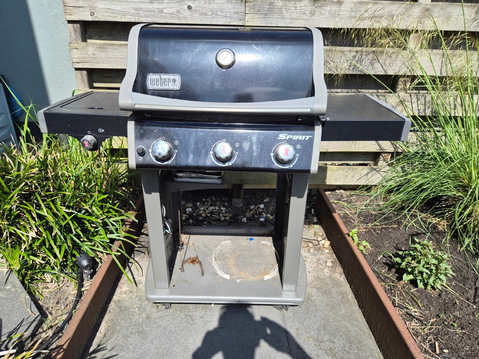 Weber Spirit gasbarbecue met hoes, Ophalen, Gebruikt, Weber