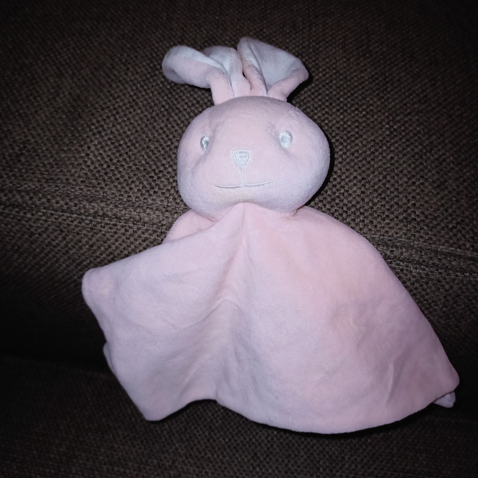 Bambino, kruidvat, roze witte kroeldoek konijn., Overige merken, Ophalen of Verzenden, Zo goed als nieuw, Wasbaar
