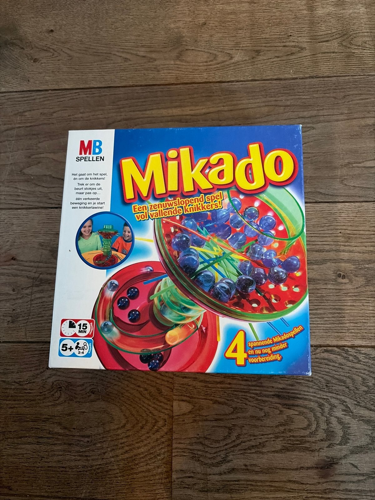 Mikado spel met 26 stokjes en 27 knikkers, Drie of vier spelers, Ophalen of Verzenden, Gebruikt