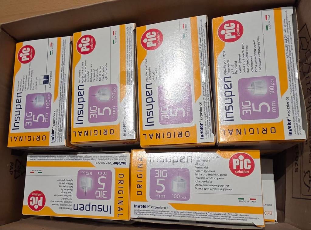 Insupen 31G 5 mm 100st per doosje, Diversen, Ophalen