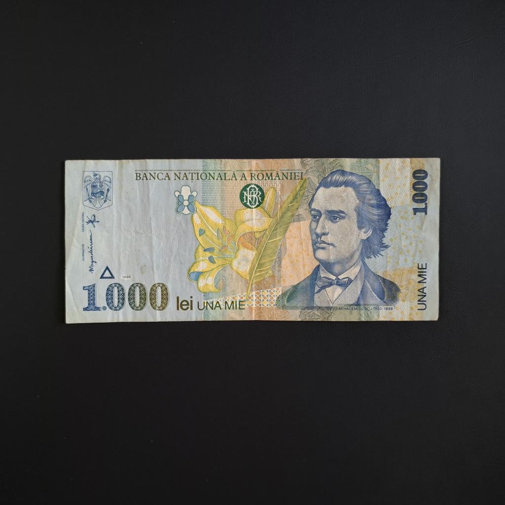 1000 lei Roemenië #038, Verzenden, Overige landen, Los biljet