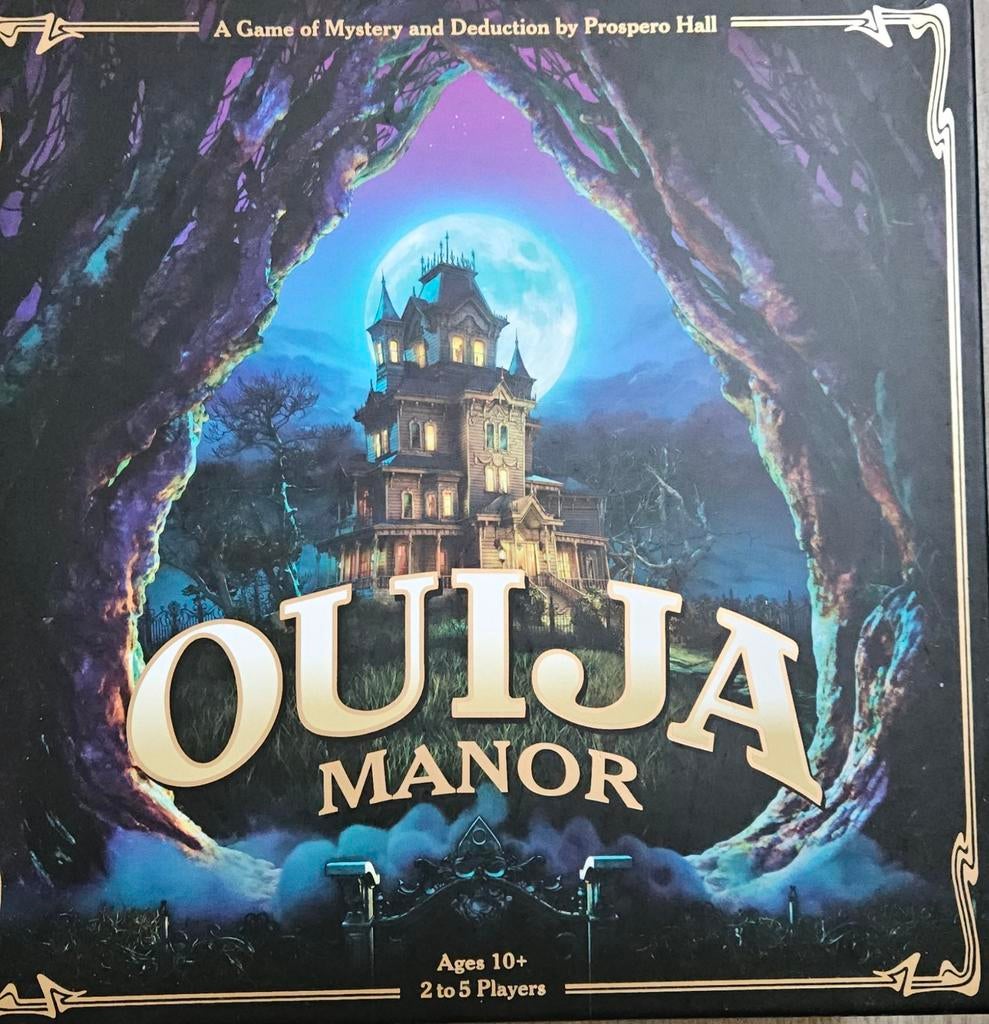 Ouija Manor: Mysterieus Deductiespel (2-5 spelers), Vijf spelers of meer, Ophalen of Verzenden, Zo goed als nieuw, Prospero Hall
