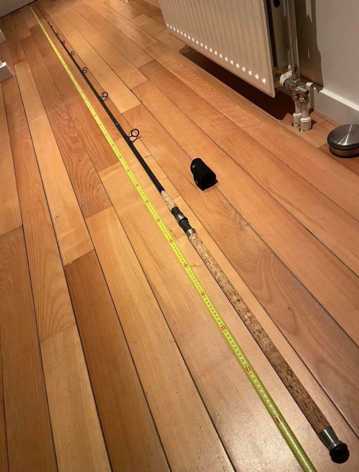 Handgemaakte kanaal Feeder hengel 420cm lang, heavy, Ophalen, Gebruikt, Werphengel