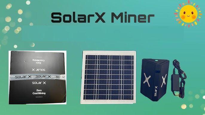 SolarX Crypto Miner - Eco-vriendelijk en Efficiënt 1,92W, Computers en Software, Overige Computers en Software, Zo goed als nieuw