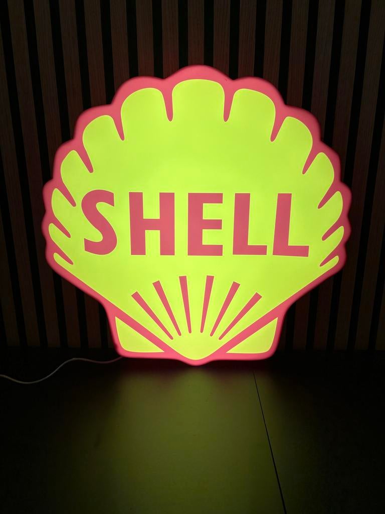 Shell logo lichtbak / gevellamp, Verzenden, Gebruikt, Lichtbak of (neon) lamp