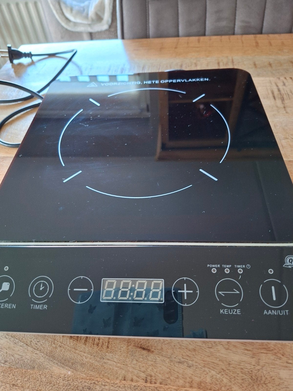 Draagbare inductiekookplaat - ideaal voor extra kookruimte, Witgoed en Apparatuur, Kookplaten, Ophalen, Gebruikt, 3 kookzones of minder