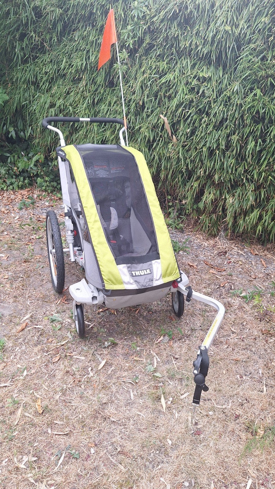 Thule Chariot Cougar 1 Kinderkar - Fietskar en Wandelwagen, Ophalen, Gebruikt, Opvouwbaar, 20 tot 40 kg