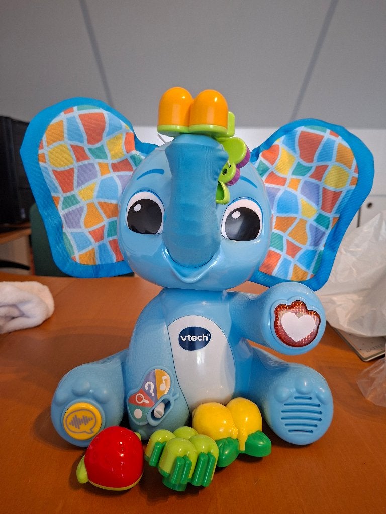Vtech interactieve en educatieve olifant, Ophalen, Zo goed als nieuw, 2 tot 4 jaar