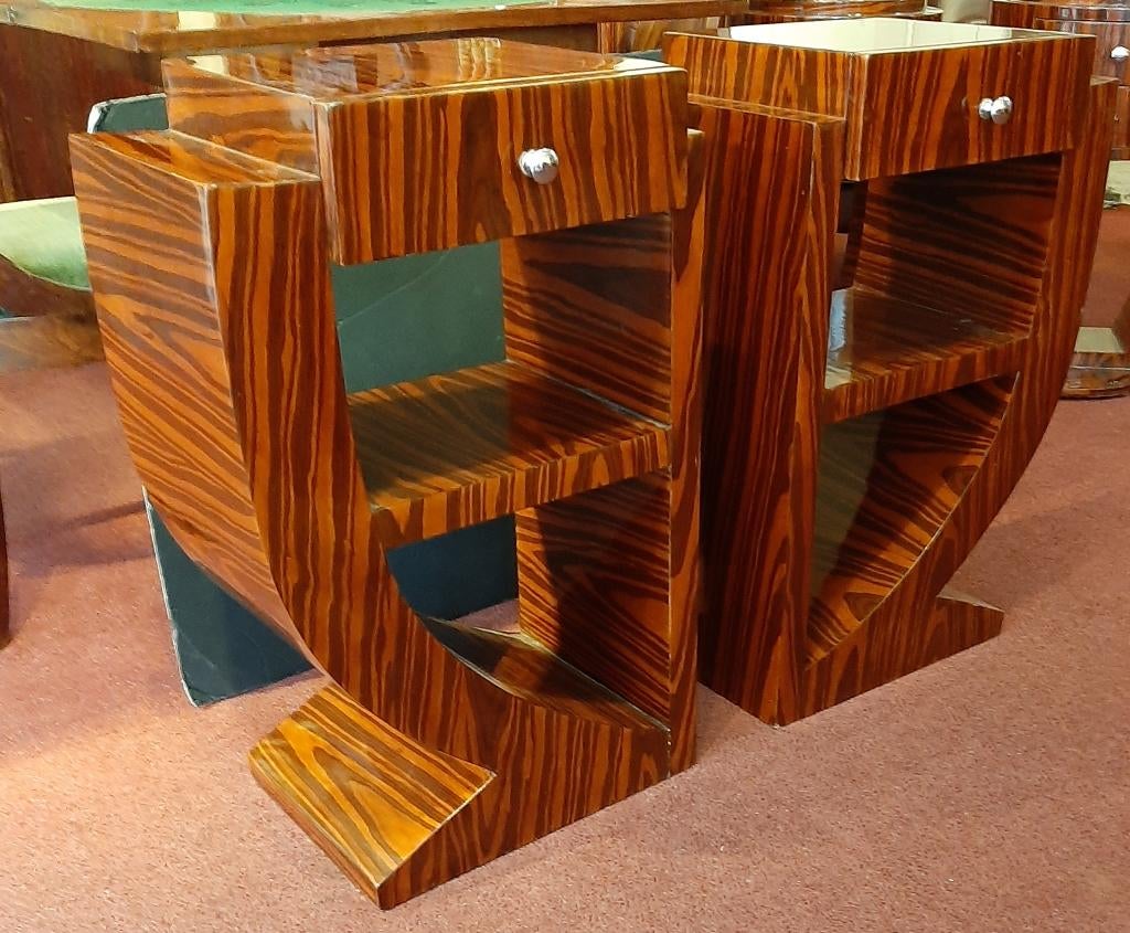 Stel Art Deco palissander kastjes, Antiek en Kunst, Antiek | Meubels | Kasten, Ophalen of Verzenden