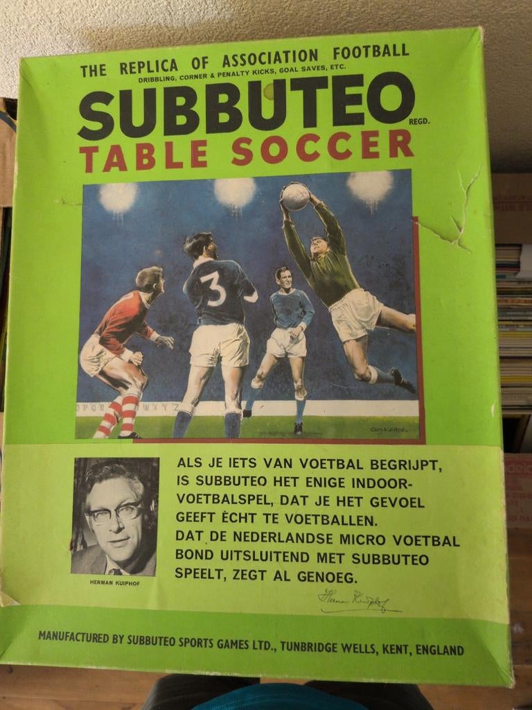 Vintage Subbuteo Tafelvoetbal Club Edition, Ophalen of Verzenden