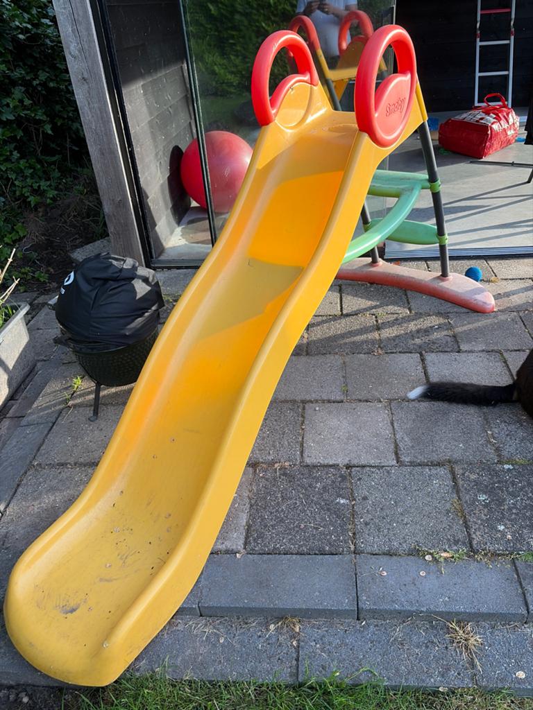 Smoby glijbaan voor kinderen - Geel, rood, groen, Ophalen, Gebruikt