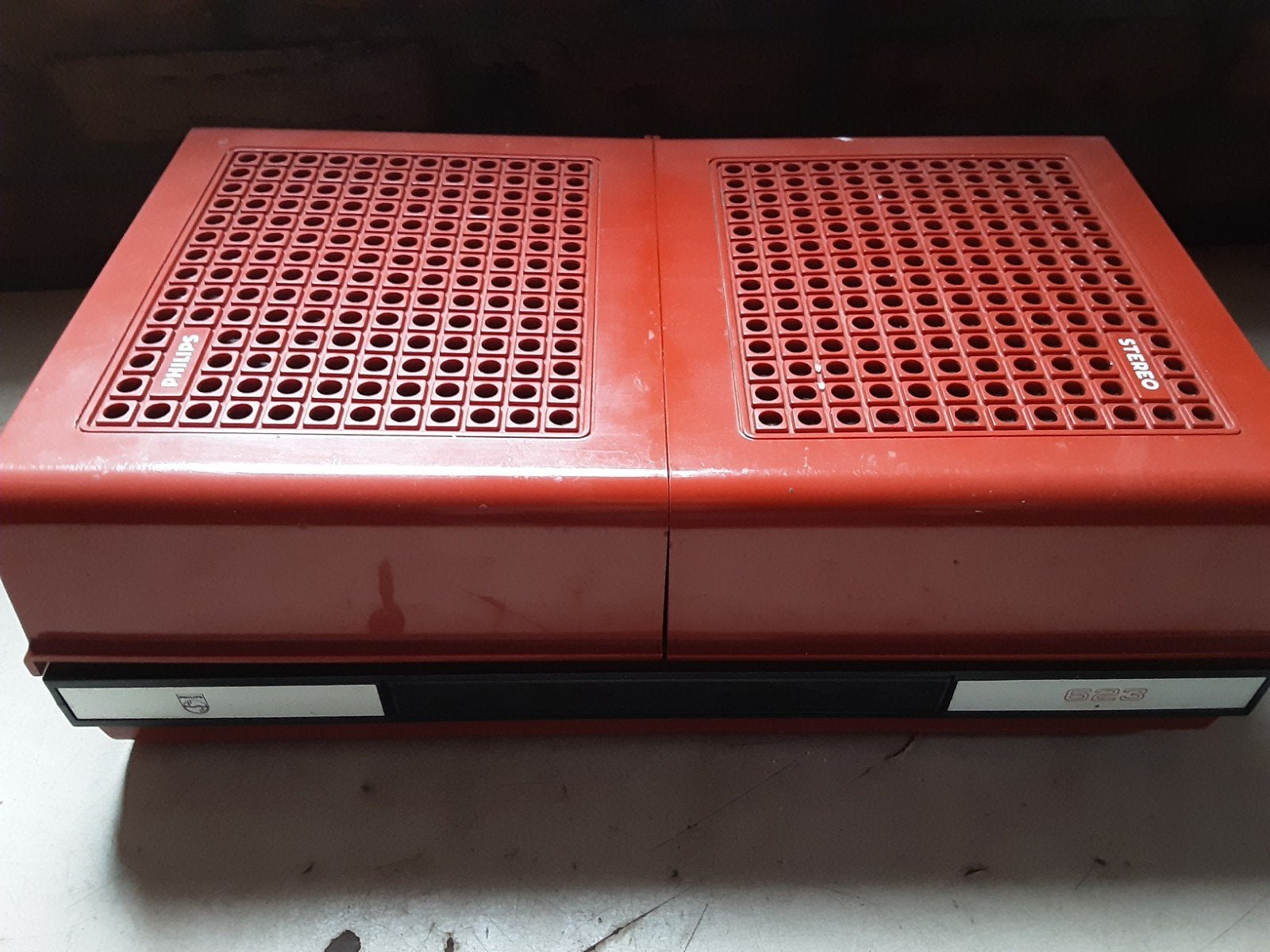 Philips 623 Platenspeler met ingebouwde speakers, Ophalen of Verzenden, Gebruikt, Platenspeler, Philips