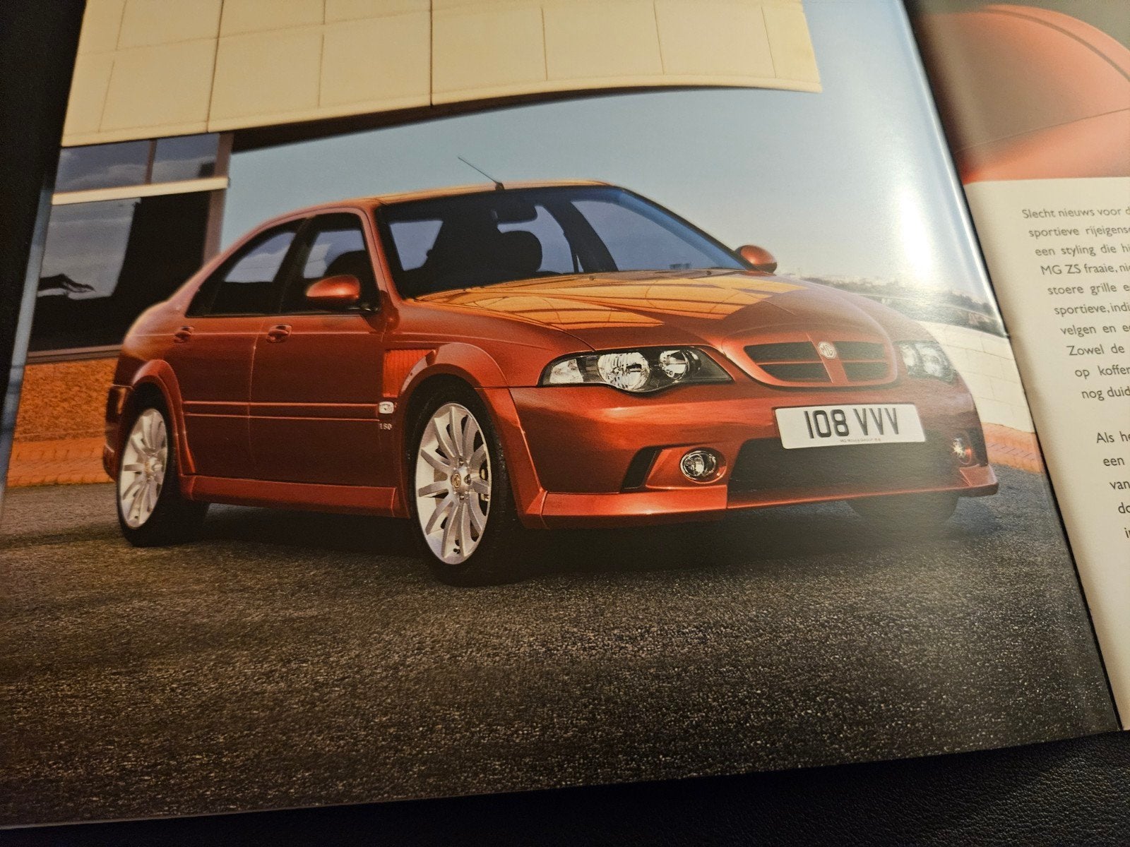Brochure MG ZS 2004, Ophalen of Verzenden, Zo goed als nieuw, Overige merken
