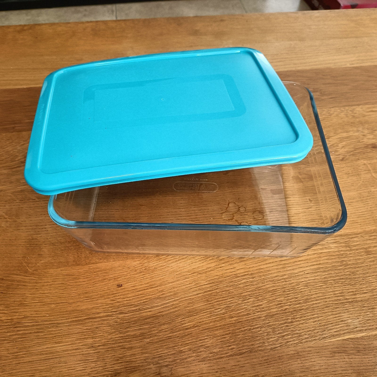 Ovenschaal glas met deksel, Ophalen of Verzenden, Zo goed als nieuw