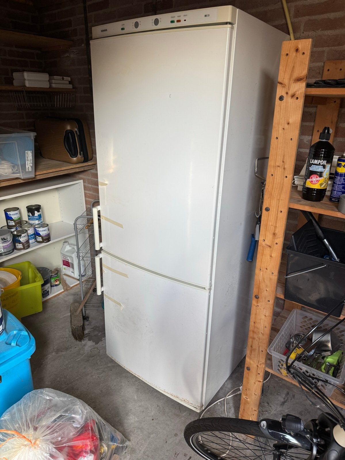 Siemens koelvriescombinatie, Ophalen, Gebruikt, 200 liter of meer, 60 cm of meer