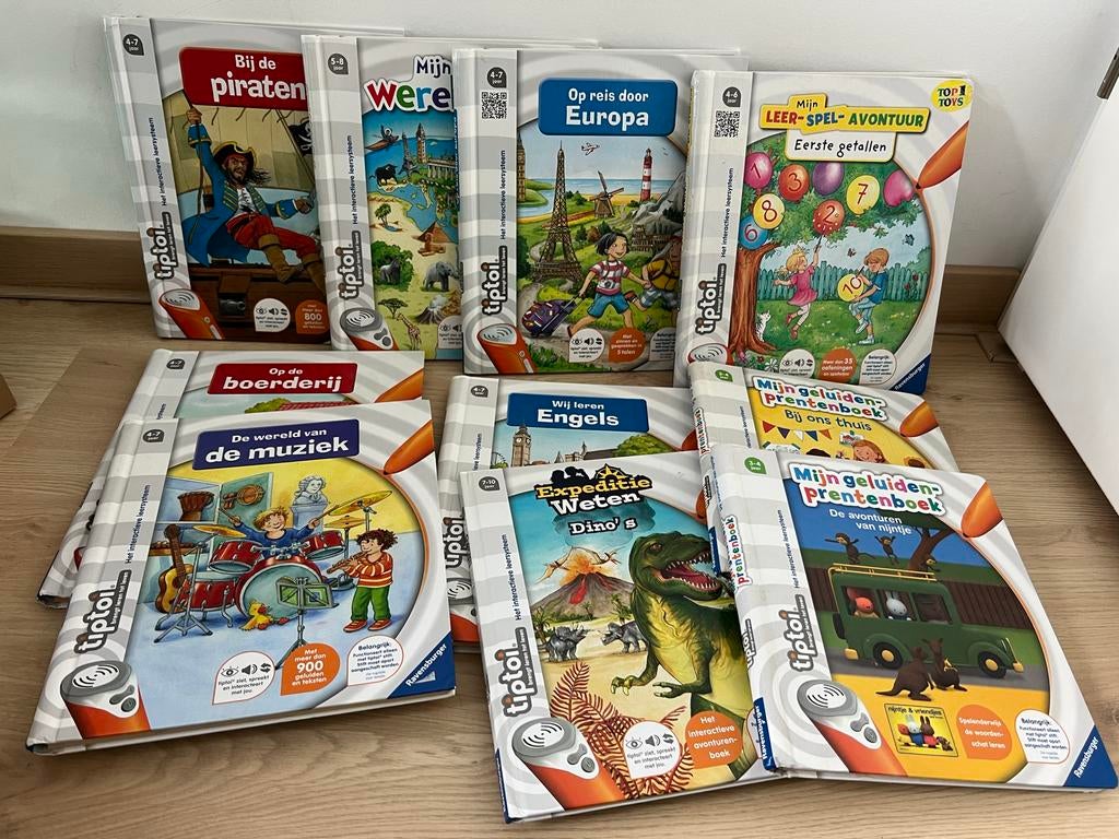 Tiptoi boeken (10 stuks), Meerdere comics, Ophalen of Verzenden, Zo goed als nieuw, Europa
