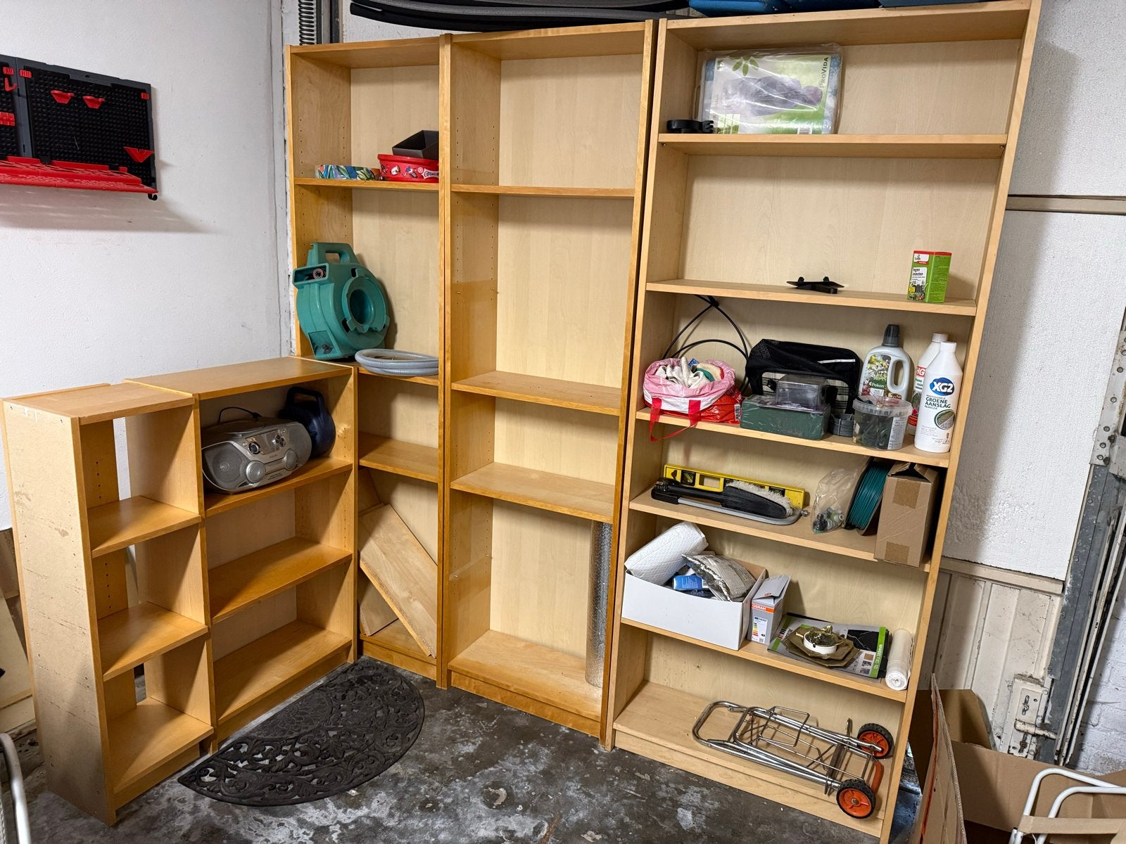 Billy boekenkasten beukenkleur - diverse afmetingen, Huis en Inrichting, Kasten | Boekenkasten, Ophalen, Met plank(en), Gebruikt