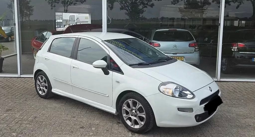 Fiat Punto, Auto's, Voorwielaandrijving, 40 €/maand, Wit, Origineel Nederlands