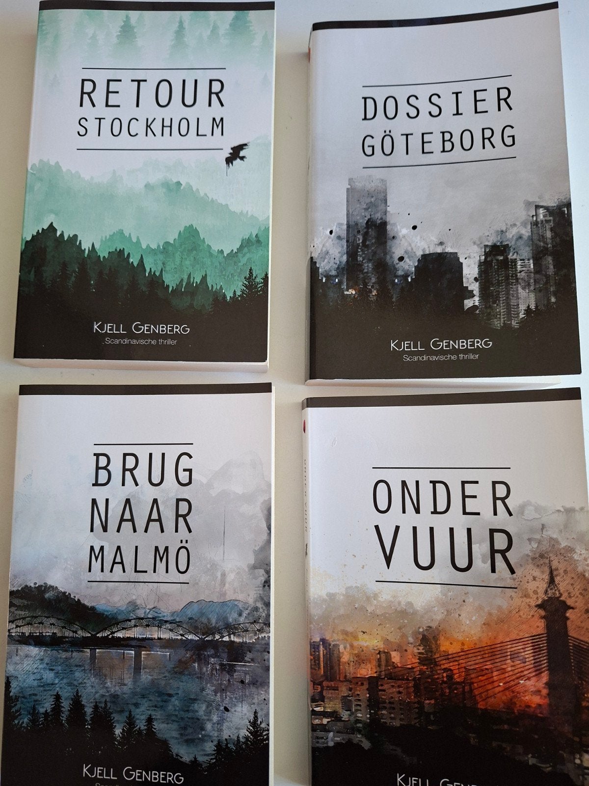 Kjell Genberg Scandinavische thrillers (4 boeken), Boeken, Ophalen of Verzenden, Zo goed als nieuw, Kjell Genberg, Scandinavië