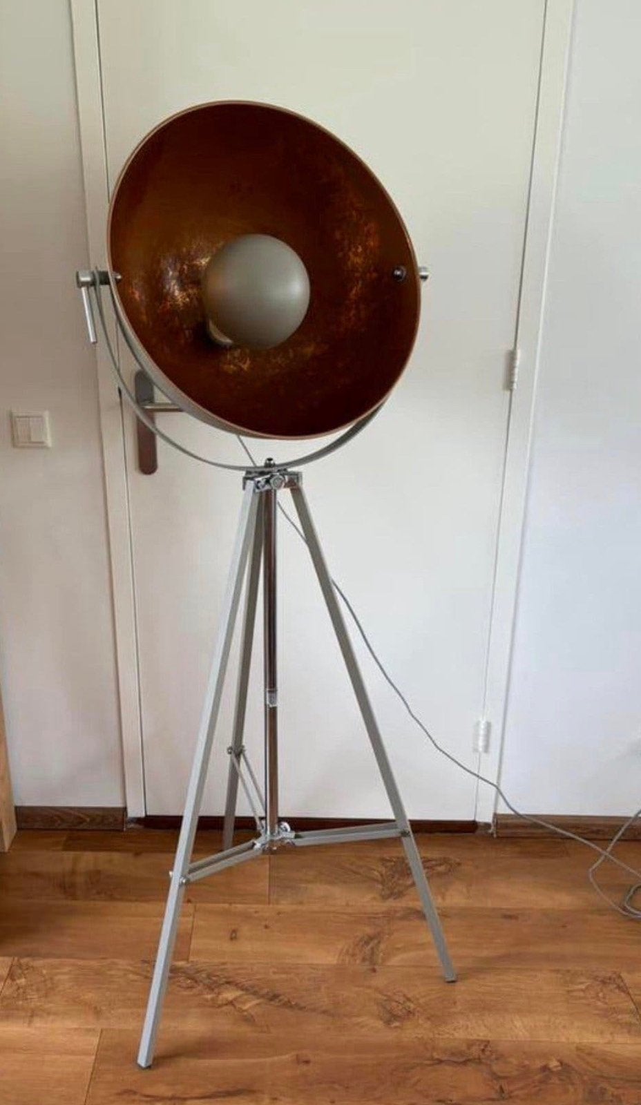 Staande lamp van der Heg, Ophalen, Zo goed als nieuw, E27 (groot), 150 tot 200 cm