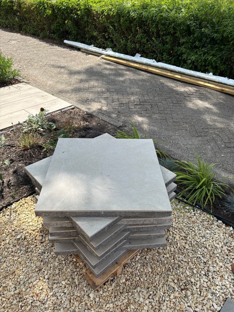 GeoCeramica aura sand 2.0 tegels, Tuin en Terras, Tegels en Klinkers, Ophalen, Nieuw, Keramiek, Terrastegels
