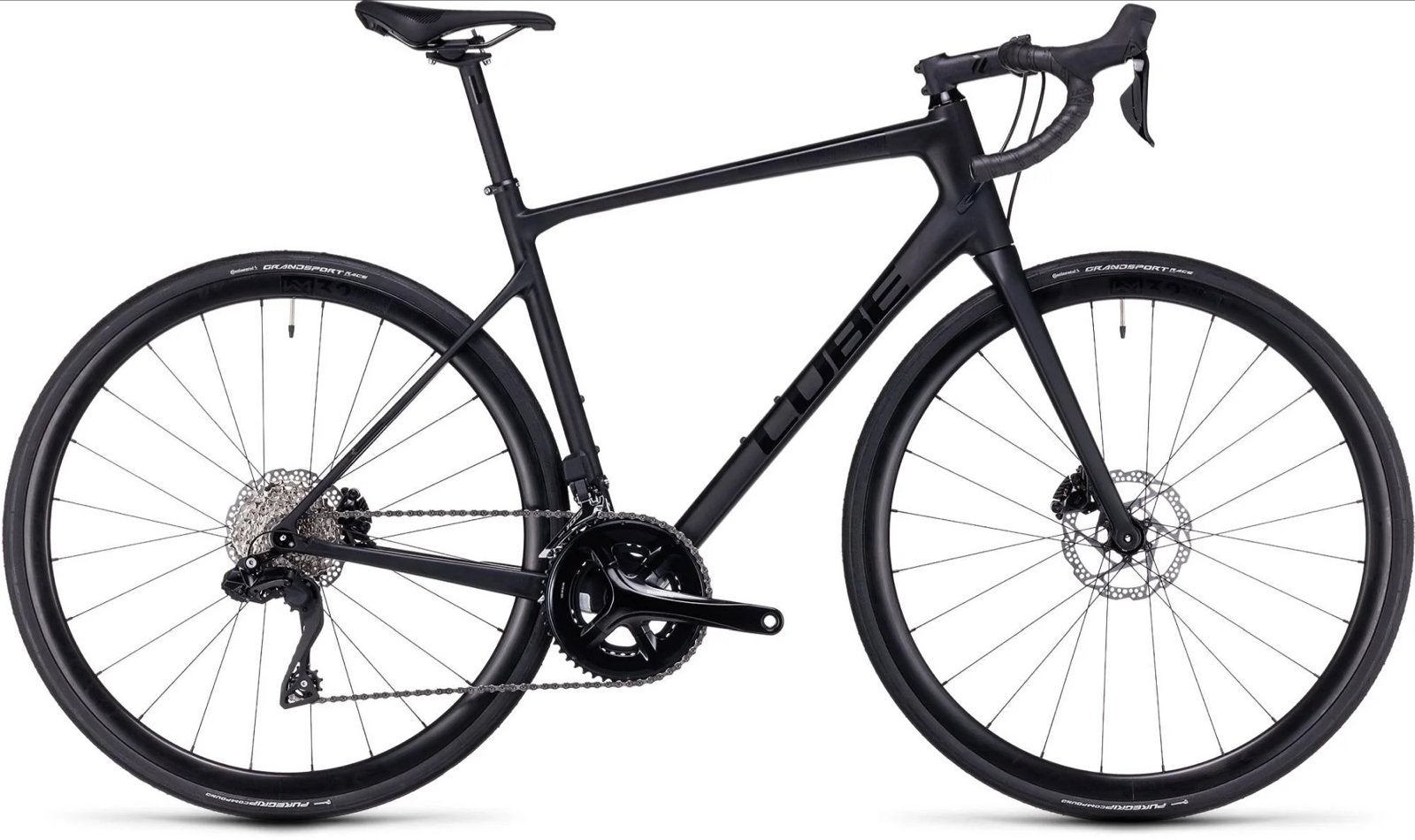 CUBE ATTAIN GTC SLX CARBON/BLACK 2023 - Zo goed als nieuw, Carbon, Zo goed als nieuw, Meer dan 20 versnellingen, Schijfrem