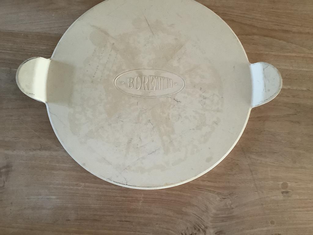 Boretti pizzasteen voor oven of BBQ, Huis en Inrichting, Keuken | Keukenbenodigdheden, Gebruikt, Ophalen of Verzenden