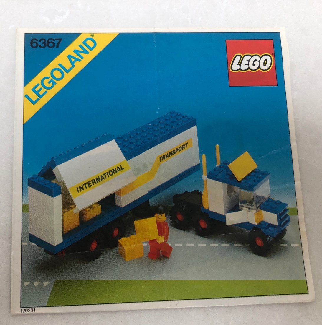 Lego Legoland 6367 Internationale Vrachtwagen, Gebruikt, Lego, Ophalen of Verzenden, Compleet