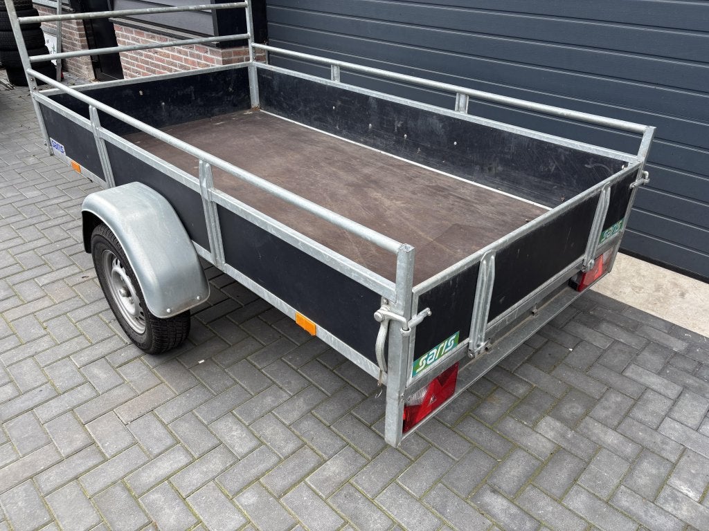 Saris bakwagen enkelasser aanhanger aanhangwagen, Gebruikt