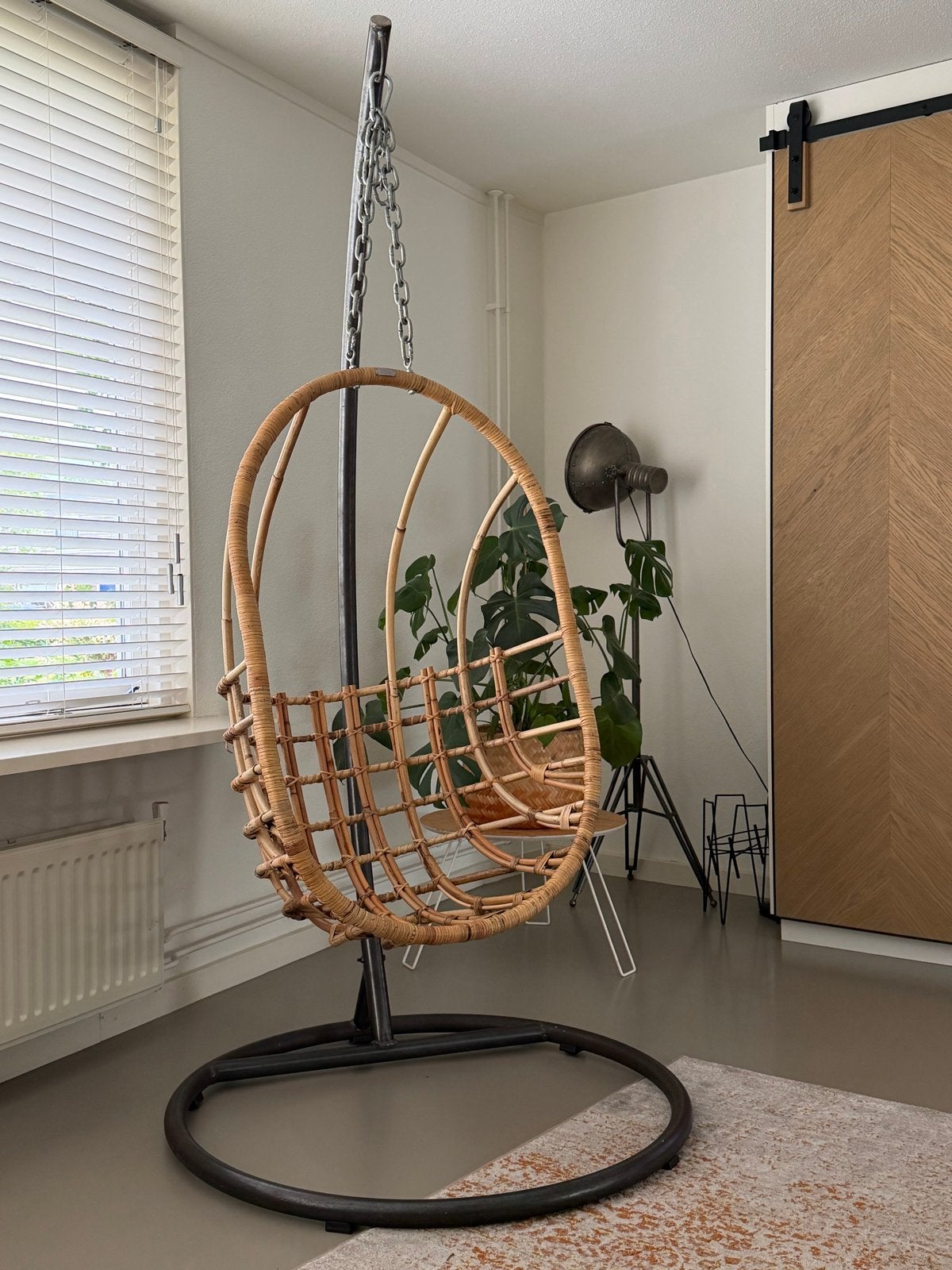 Rotan hangstoel met standaard - Homeland Sissy-Boy, Ophalen, Gebruikt, Overige kleuren, Riet of Rotan
