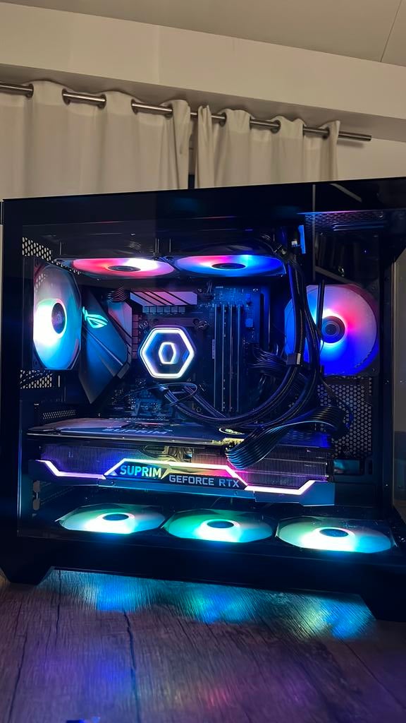 RTX 3070 Ti Game PC | Ryzen 7 | 32 GB RAM | RGB | Als nieuw, Computers en Software, Met monitor, 32 GB, Refurbished, Ophalen of Verzenden