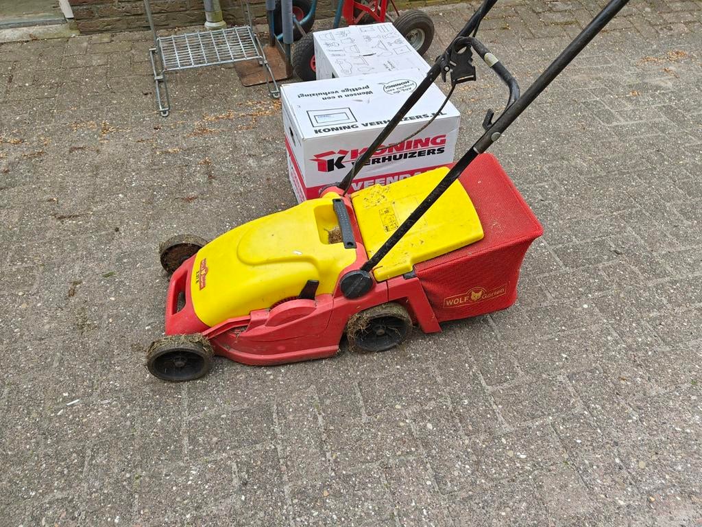 Wolfgarten electrische grasmaaier, Tuin en Terras, Grasmaaiers, Gebruikt, Elektrische grasmaaier, M, Ophalen of Verzenden