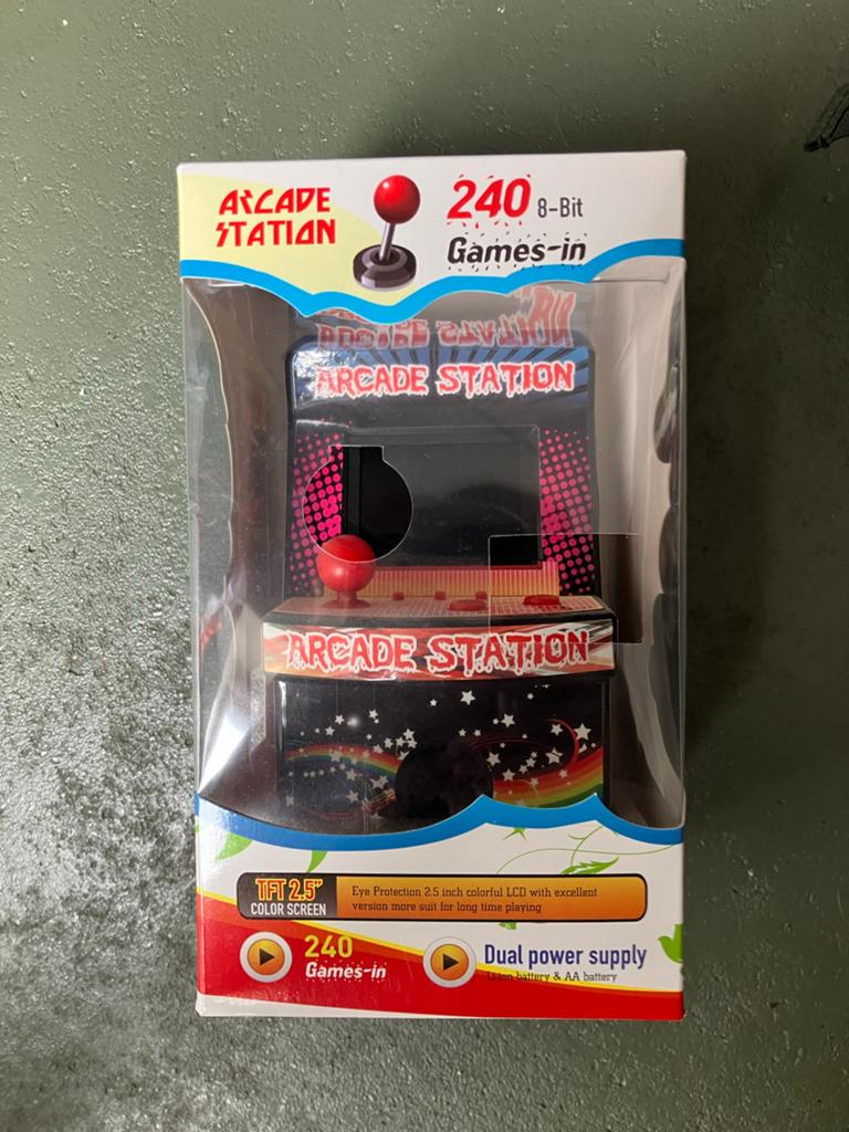 Mini Arcade Station met 240 ingebouwde 8-bit games, Ophalen of Verzenden, Overige merken, Nieuw