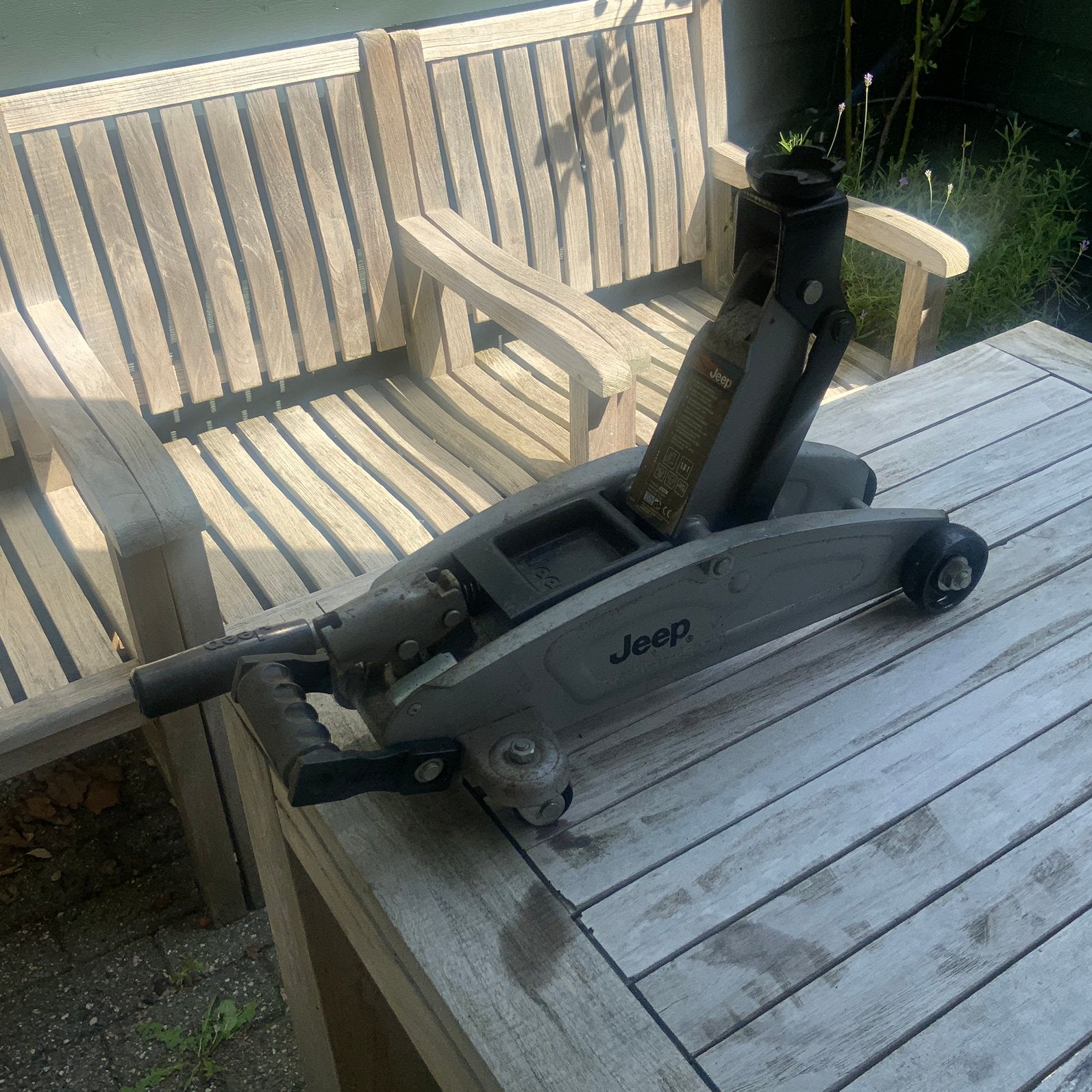 hydraulisch autokrik, Ophalen, Gebruikt, Manueel, Garagekrik