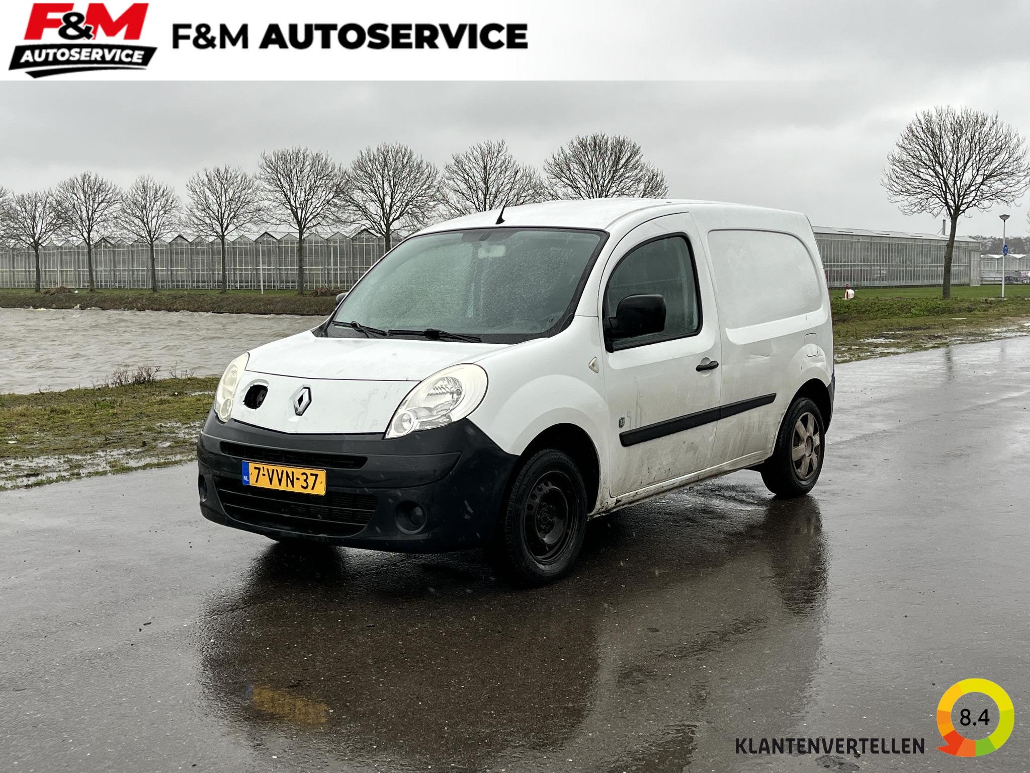 Renault Kangoo Express Z.E. (ex Accu) Airco, Auto's, Stof, Gebruikt, 22 kWh, Overige kleuren