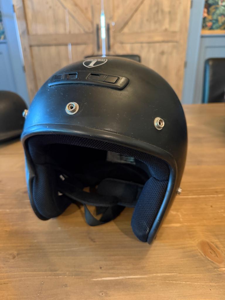 Partij van 5 gebruikte helmen (diverse typen en maten), HJC, Integraalhelm, Tweedehands, Heren