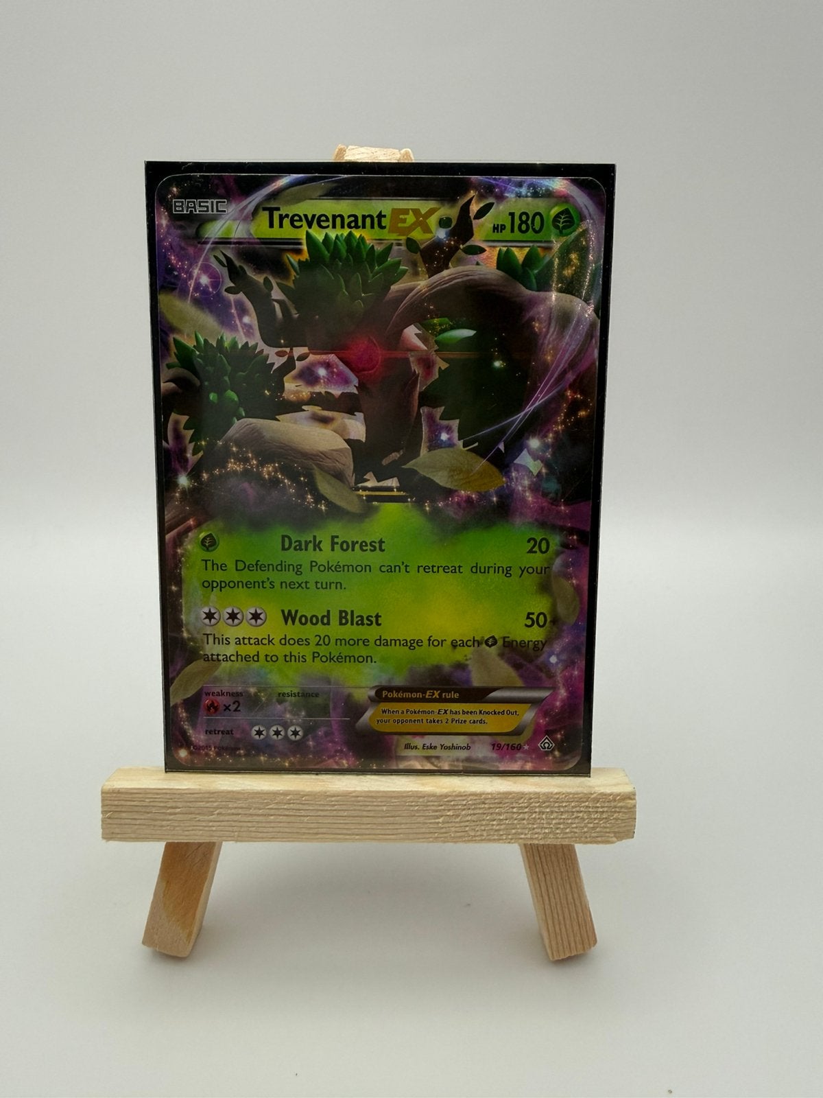 Trevenant EX PRC 19, Ophalen of Verzenden, Gebruikt, Losse kaart