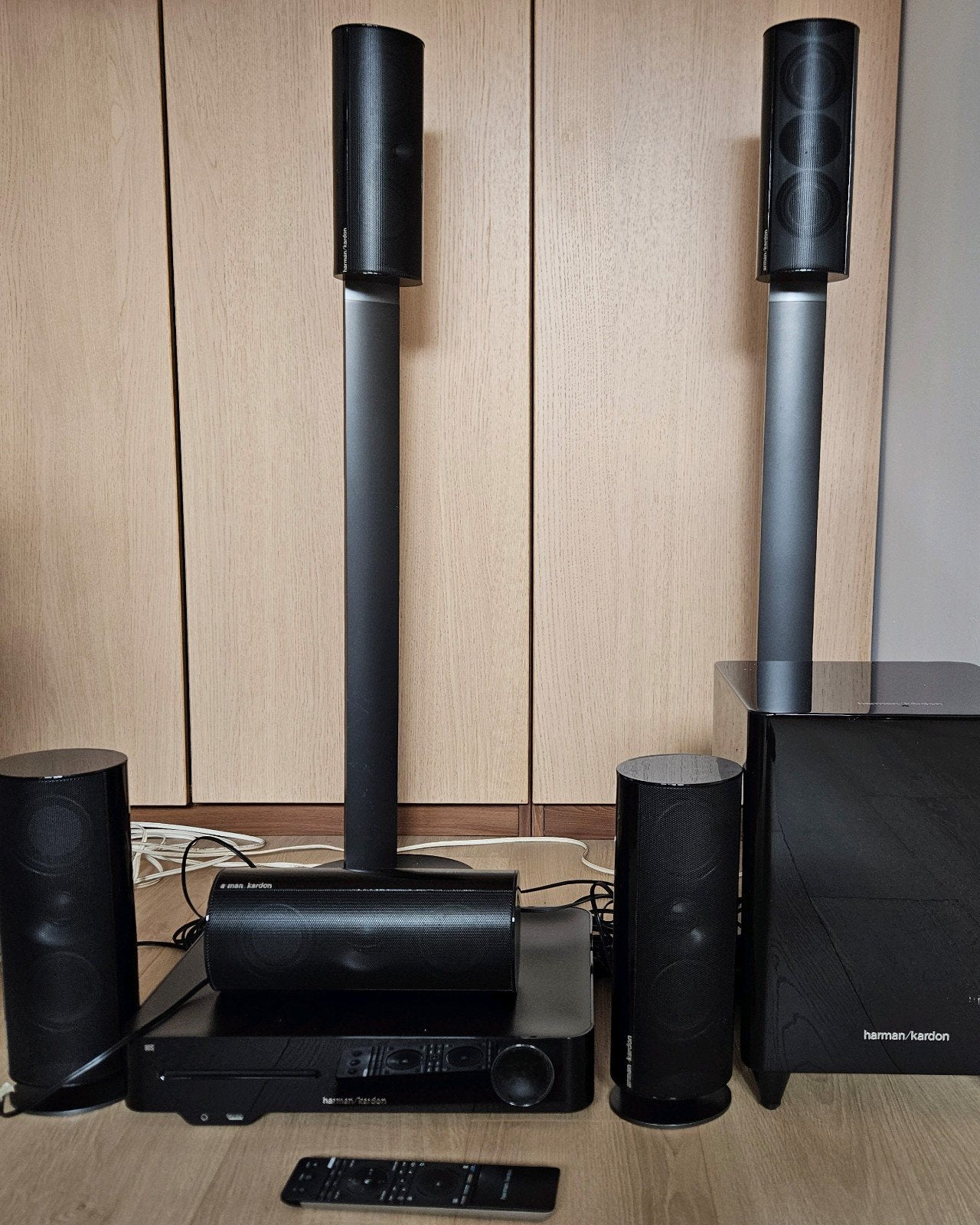 Harman Kardon BDS 577 complete 5.1 home cinema set Zwart, Gebruikt, Blu-ray-speler, 70 watt of meer, 5.1-systeem