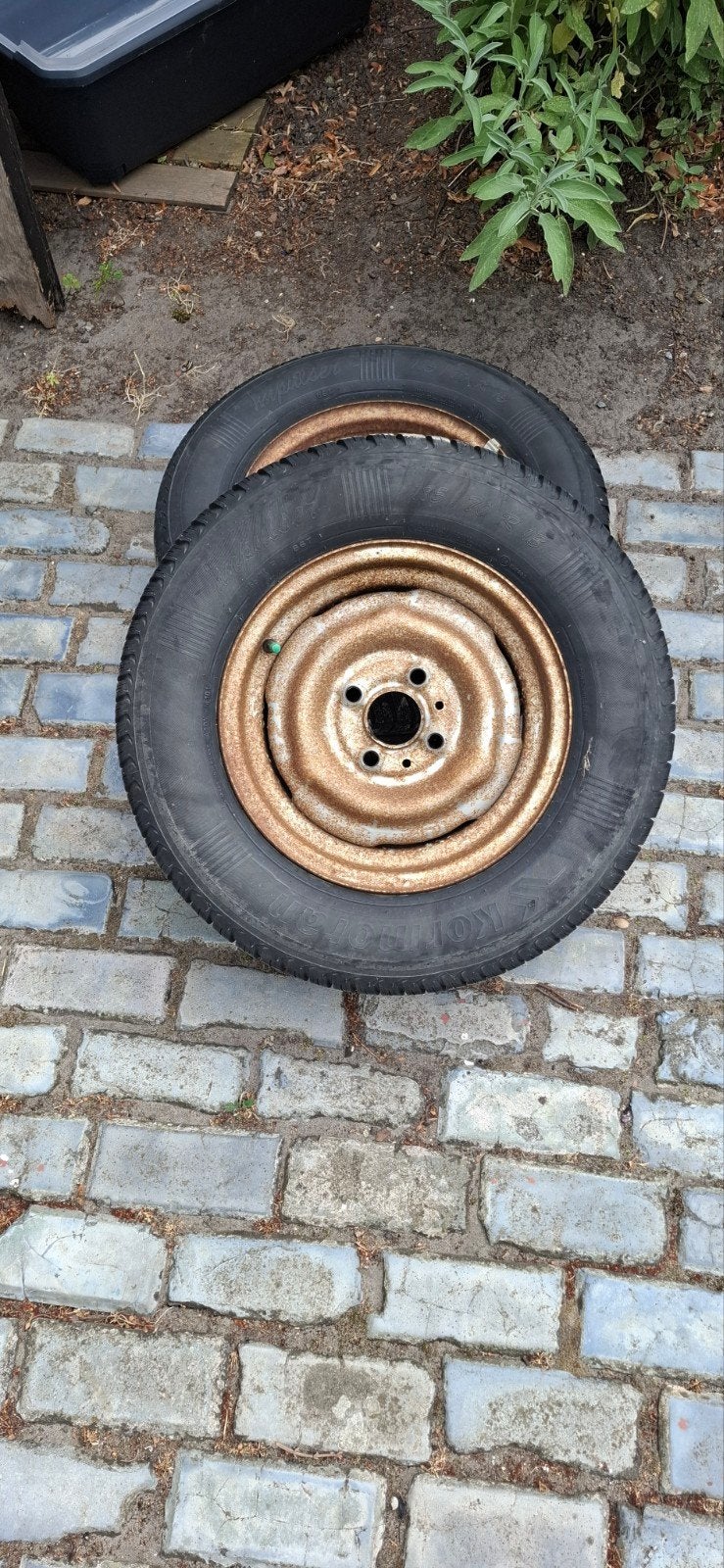 Velgen 13 inch 4x100 ET38, naafgat 57 mm, Ophalen, Gebruikt
