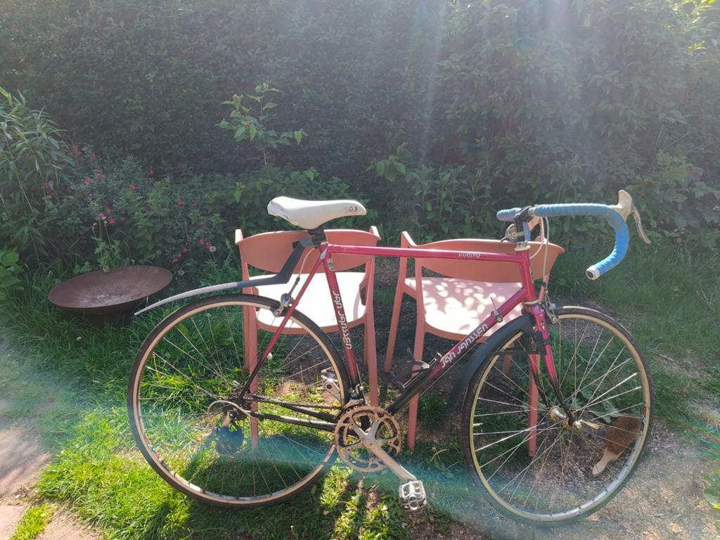 Jan Janssen racefiets retro, Gebruikt, Velgrem, Ophalen, Overige merken