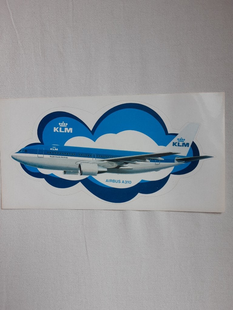 klm sticker Airbus 310, Ophalen of Verzenden, Nieuw, Overige typen