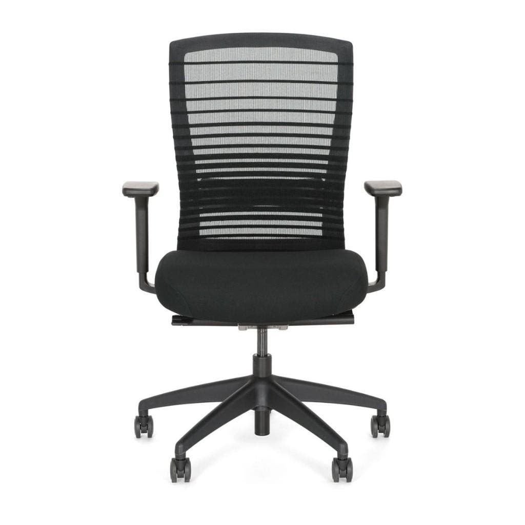 Bureaustoel Jordan 14, Zwarte netweave,stoffering, EN1335, Huis en Inrichting, Bureaustoelen, Nieuw, Bureaustoel, Zwart, Ergonomisch
