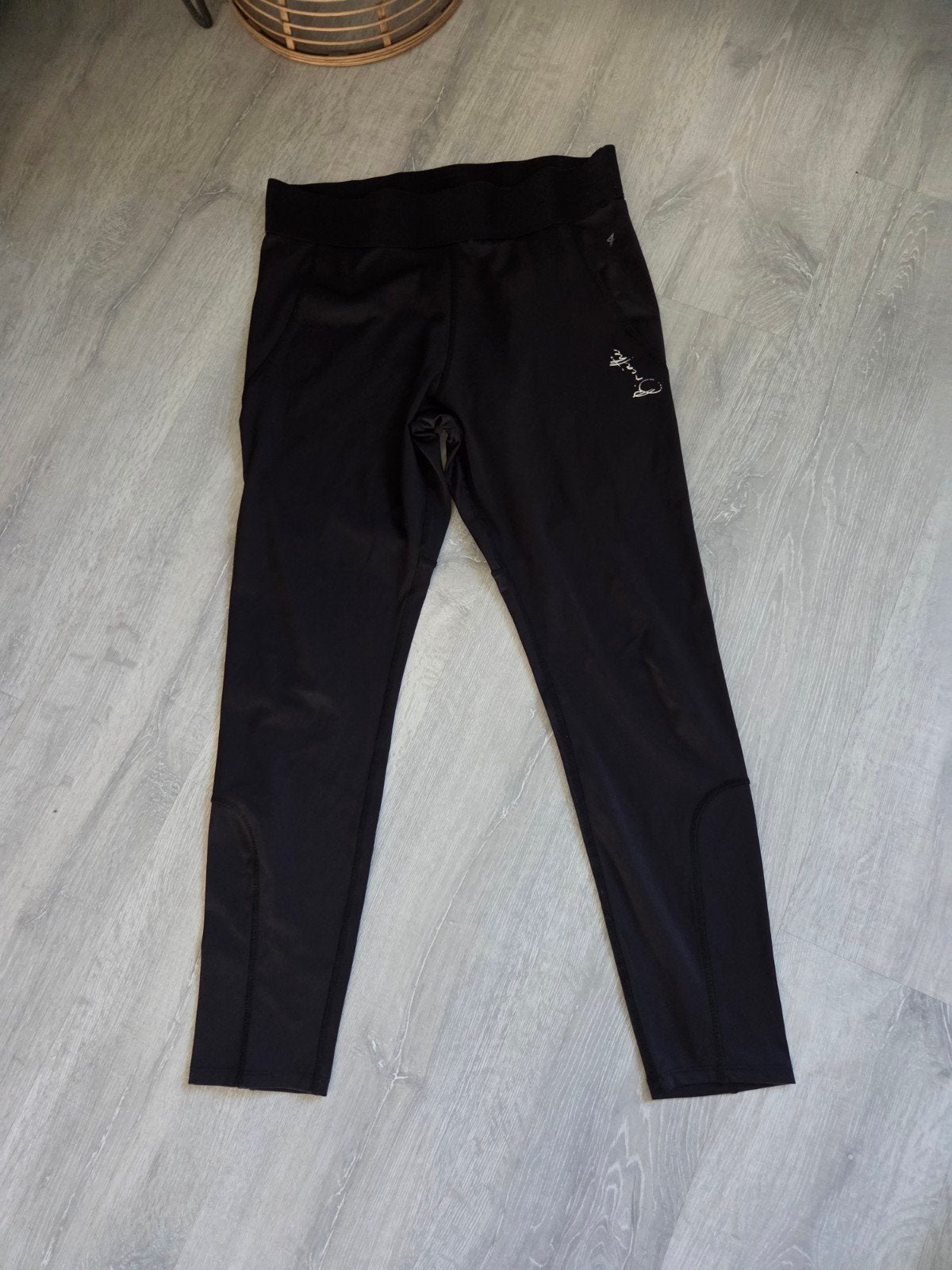 Zwarte high waist sportlegging - Workout - Maat L, Workout, Zwart, Maat 42/44 (L), Ophalen of Verzenden