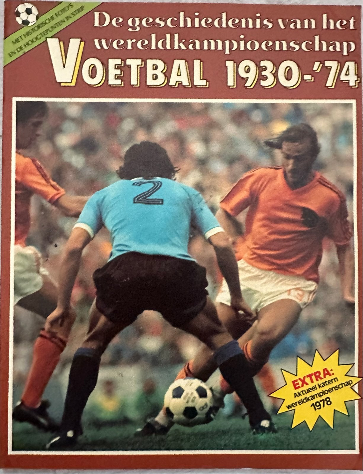 WK Voetbal 1930-1974: De Geschiedenis - Stripboek, Eén stripboek, Ophalen of Verzenden, Gelezen