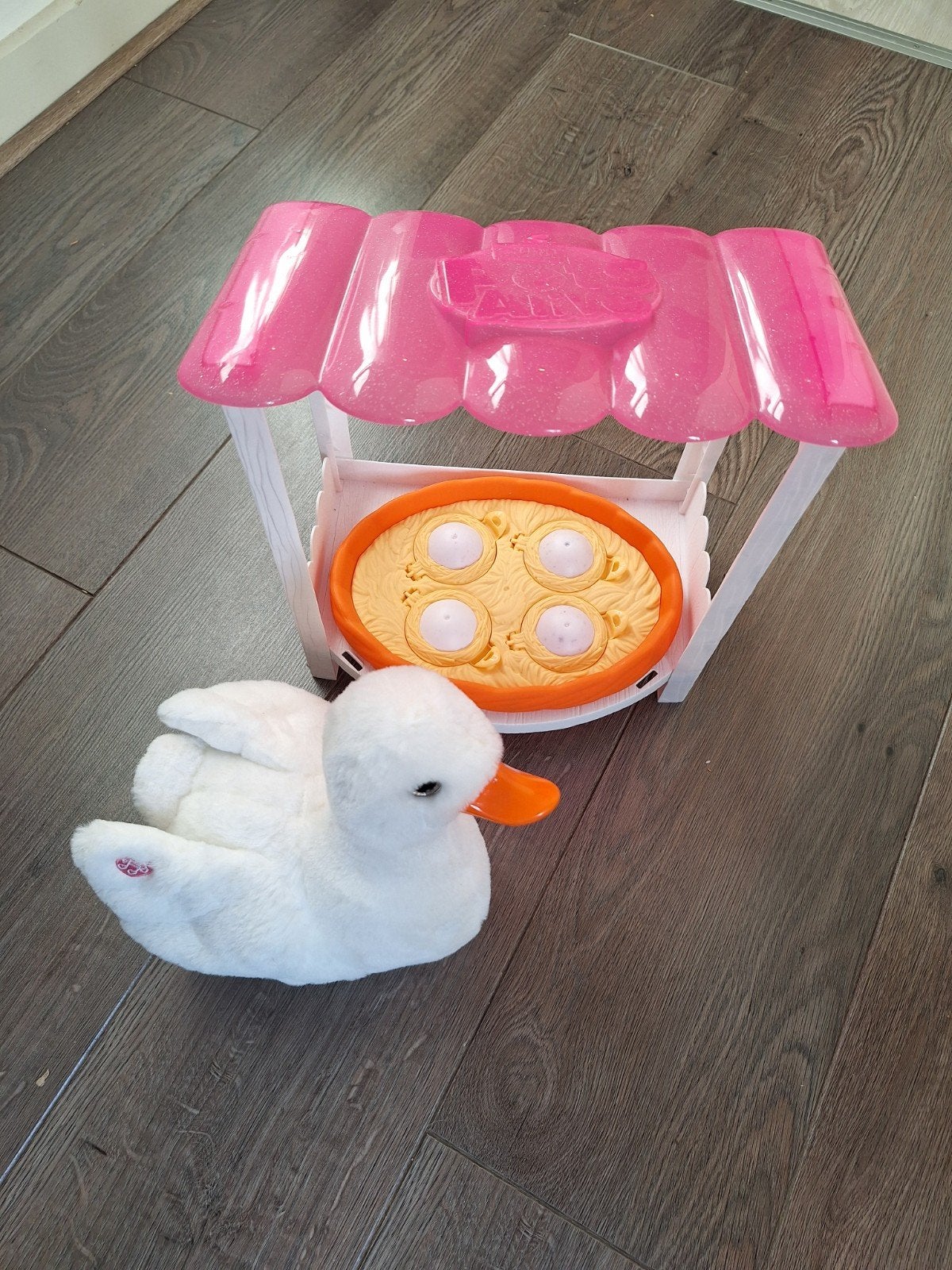 Zuru Pets Alive knuffel eend met speelset, Overige merken, Ophalen of Verzenden, Zo goed als nieuw, Middelgroot (20 tot 80 cm)