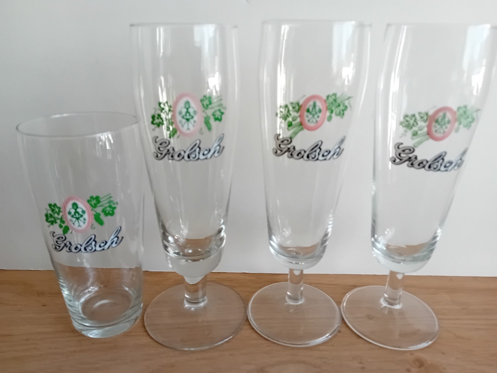 Kavel Grolsch glazen 60 stuks uitzoeken voor 50 cent per stu, Ophalen of Verzenden, Zo goed als nieuw, Glas of Glazen, Grolsch